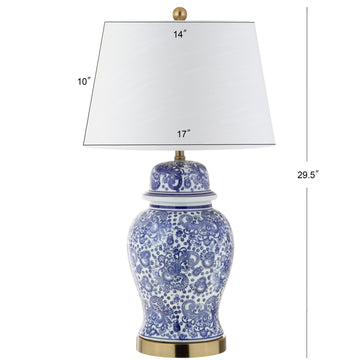 Ellis 29.5" Ceramic LED Table Lamp - JONATHAN Y